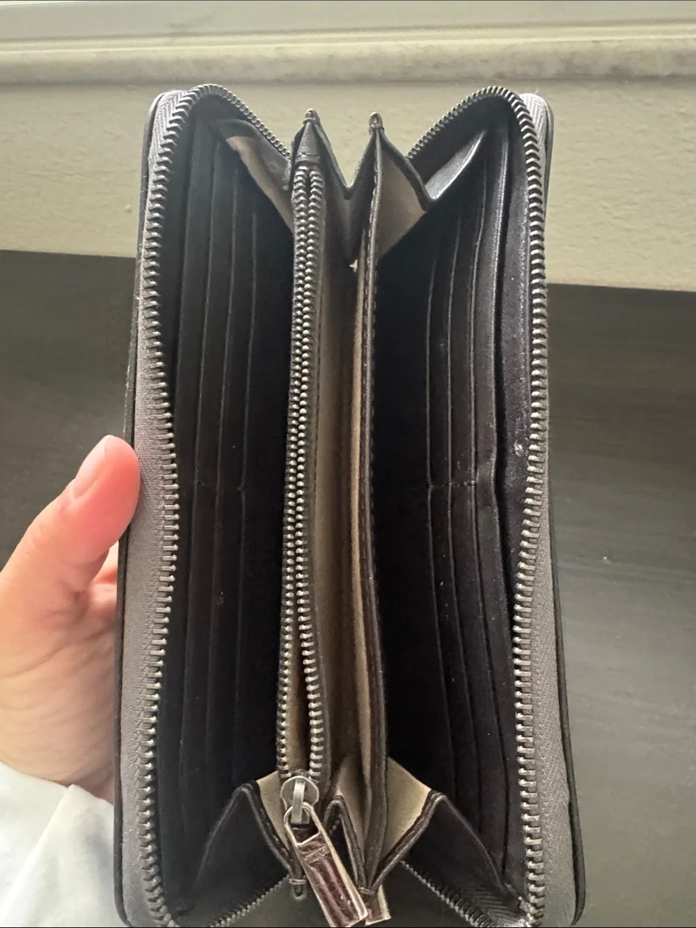 Tumi Grey Wallet